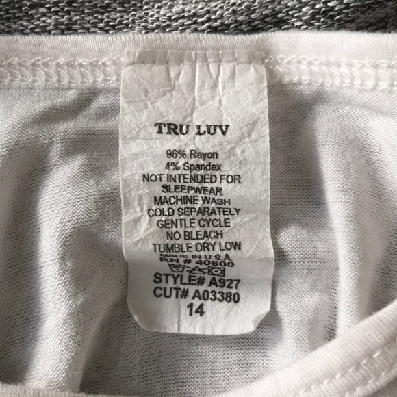 Tru Luv two pieces 3/4 sleeves sweater - Picture 4 of 4